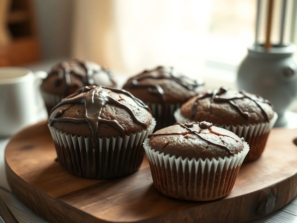 Zdravé čokoládové muffiny: recept bez cukru a múky | Fit dezerty